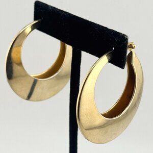 Vintage Gold Hoop Earrings